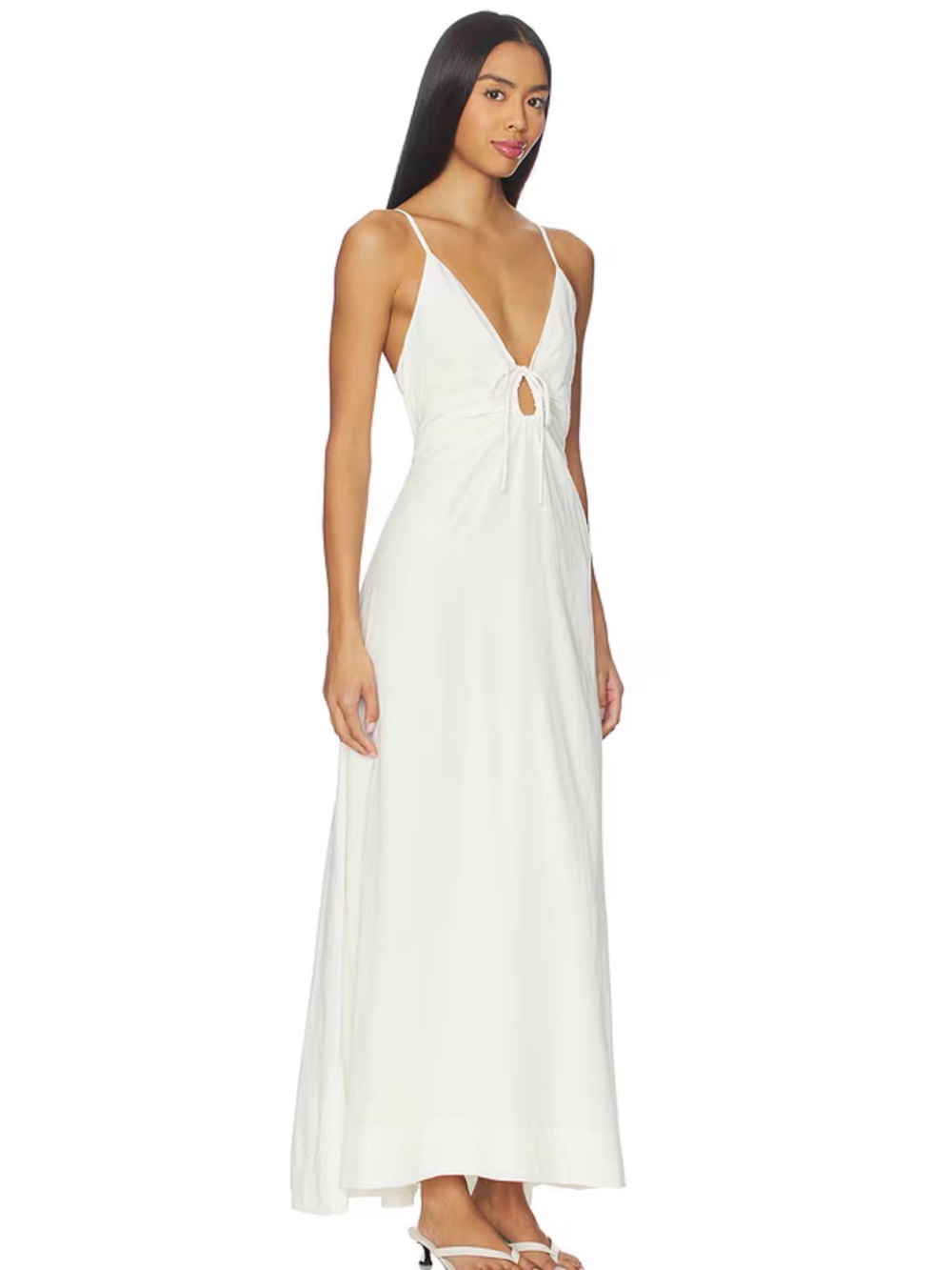 NWT L'Space Mabel Maxi Dress in Cream